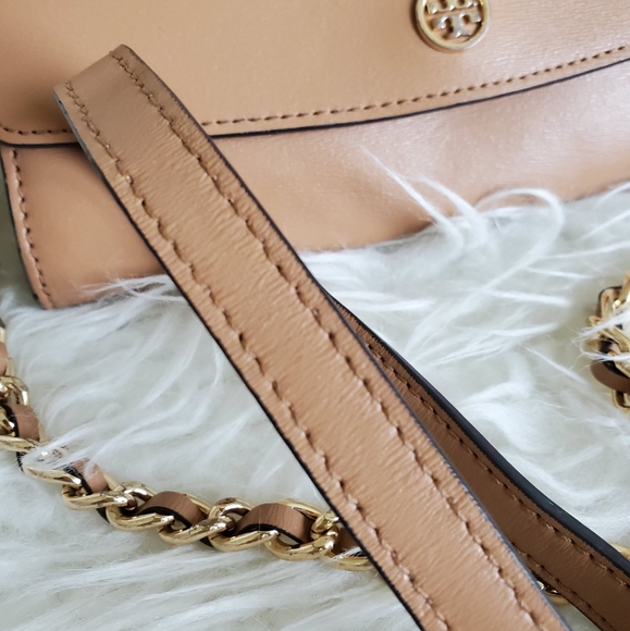 Sold Tory burch tan leather crossbody purse bag - Picture 8 of 9